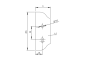 Preview: Schlossplatte 268x106, t3mm
