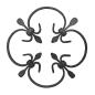 Preview: Zierornament h245, b245, 10x5mm