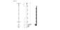 Preview: Pfosten, Seitenverankerung - grade AISI304, D42,4x