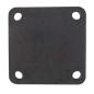 Preview: Verankerungsplatte für Pfosten an Mauer 100x100, t8, 4xd10mm