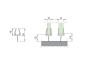 Preview: Dichtungsleiste unten - für Glastür