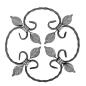 Preview: Zierornament h240, b240, 12x6mm