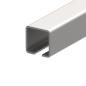 Preview: Eisenlaufschiene INOX, 58x58x3mm, L3m