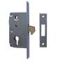 Preview: Hackenschloss ohne Schließzylinder mit Gegenplatte
