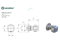 Preview: Torband regulierbar mit mutter M20, AISI 304