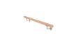 Preview: Holzhandlauf, Buche mit Edelsahlhalterungen, L1200mm