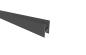 Preview: Aluminiumprofil unten für Glaseinsatz