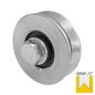 Preview: Schiebetorrolle mit V-Rille Zn, D80mm