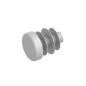 Preview: Endkappe für Füllstab - PVC grau PVC, d12mm