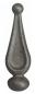 Preview: Geschmiedete Zierspitze h88, b29, n21,5mm