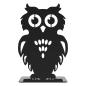 Preview: Buchstütze Bücherhalter Design Ständer Bücherregal EULE Bookends für Zuhause Stütze Büro Geschenk SCHWARZ / OWL