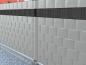 Preview: PVC Premium Sichtschutz Streifen Zaunblende Doppelstabmatte Zaunfolie 1200g/m²