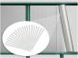 Preview: PVC Premium Sichtschutz Streifen Zaunblende Doppelstabmatte Zaunfolie 1200g/m²