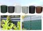 Preview: PVC Premium Sichtschutz Streifen Zaunblende Doppelstabmatte Zaunfolie 1200g/m²