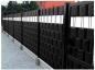 Preview: PVC Premium Sichtschutz Streifen Zaunblende Doppelstabmatte Zaunfolie 1200g/m²