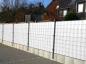 Preview: PVC Premium Sichtschutz Streifen Zaunblende Doppelstabmatte Zaunfolie 1200g/m²