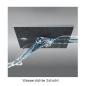 Preview: Duschwanne 5,5 cm + moderne Abdeckung und Siphon Duschtasse Rechteckig Acrylwanne Flach walk in Duschplatte Duschboard Serie "Omega"