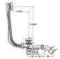 Preview: Ablaufgarnitur Siphon Badewanne Duschwanne Ø40/50mm VIEGA SIMPLEX