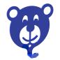 Preview: Kleiderhaken Kleiderbügel Kinder Haken BLAU Tiere aus Metall, für Eingang, Flur, Schlafzimmer, Kinderzimmer Kindergarten / TEDDYBÄR