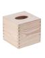 Preview: 10 Stück Tissuebox aus Kiefernholz Kosmetiktücherbox Taschentuchspender Decoupage Quadrat