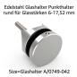 Preview: Glashalter Punkthalter Edelstahl rund | Sellon24