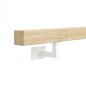 Preview: Holzhandlauf Handlauf Wandhandlauf Treppengeländer Holz eckig 40x40 Treppe