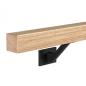 Preview: Holzhandlauf Handlauf Wandhandlauf Treppengeländer Holz eckig 40x40 Treppe
