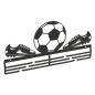 Preview: Medaillenhalter Medaillenaufhänger Metall Schwarz Wandmontage Geschenk / BALL FOOTBAL