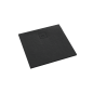 Preview: Stabilsound Plus Markas Verbundduschwanne Schwarz 80x80x3,5 cm, quadratisch
