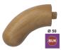 Preview: Endkappe für Handlauf - Buche BUK (BEECH)