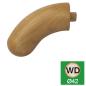 Preview: Endkappe für Handlauf - Eiche DUB(OAK)