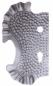 Preview: Schlossplatte – links 290x160, t2, d19, 90mm