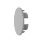 Preview: Endkappe für ALU profile, PVC, D25mm