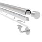 Preview: Edelstahlhandlauf mit LED-Beleuchtung AISI304, S1