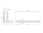 Preview: Aluprofil für Ganzglasgeländer - Oberverankerung L-ECO 2500mm Schwarz