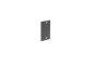 Preview: Aluminiumabdeckung des Adapters für Jalousien 66x40 R7016