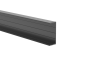 Preview: Aluminium U-Adapter 50x20-6000mm R7016