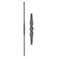 Preview: Zierstab mit Element h900, b30mm, P/035-12
