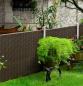 Preview: Sichtschutz PE-Rattan Wand Zaun Paneel Stellwand Gartenzaun Set Windschutz