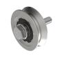 Preview: Schiebetorrolle Torrolle V-Rille V-Nut Laufrolle ZN Rollen verzinkt 60 80 100 mm