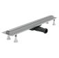 Preview: Standard Plus Thin Elegance Linienablauf 80x3,5x6,5 cm, rechteckig mit Metallic-Abdeckung