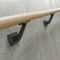 Preview: Handlaufhalter Wand Anthrazit RAL 7016 Rohr 42.4mm Stahl Handlaufträger