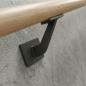 Preview: Handlaufhalter Wand Anthrazit RAL 7016 Rohr 42.4mm Stahl Handlaufträger