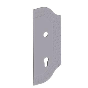 Preview: Schlossplatte - rechts 265x105, t3, a90, d19mm