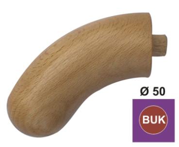 Preview: Endkappe für Handlauf - Buche BUK (BEECH)