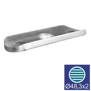 Preview: Anschraubeplatte für Handlaufhalter