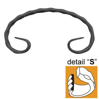 Preview: Zierelement h160, b80, P/030-11,6x5mm