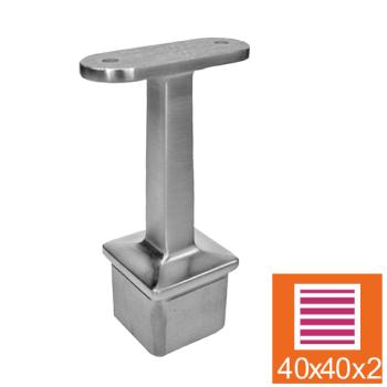 Preview: Handlaufstütze mit Anschlussplatte