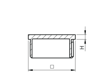 Endkappe für Handlauf