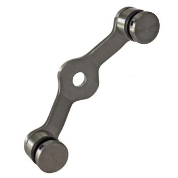 Preview: Glashalter Spider 02 AISI304, 2xD30mm/180°